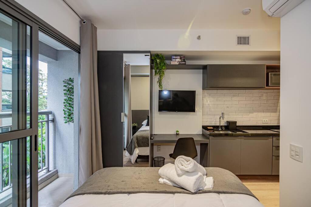 Studio Moderno Em Moema Daire Sao Paulo Dış mekan fotoğraf